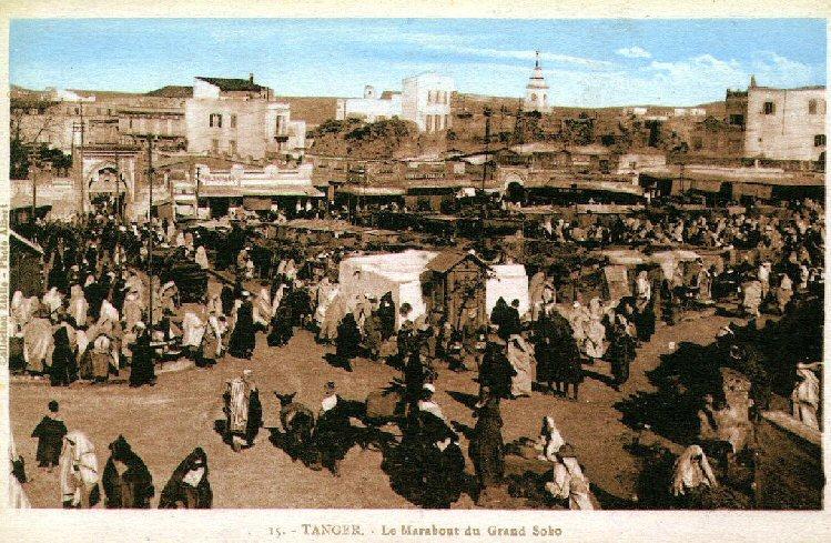 gsocco05.jpg - Soco de afueraDébut du siècle.Photo prise de la rue d'Angleterre.Au fond le clocher de l'église Espagnole.