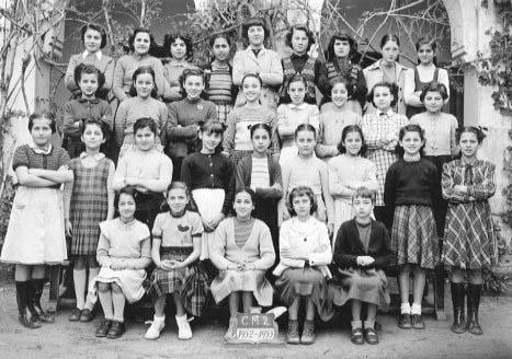 b_1952-1953_cm2.jpg - Ecole Berchet - TANGER /  MAROC  Année scolaire: 1952-1953- CM2-   Photo communiquée par Paquita Saavedra 