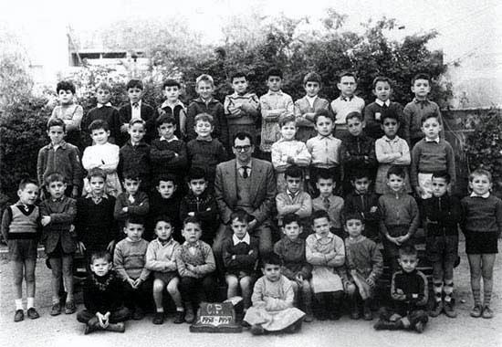b_1958-1959-cp.jpg - Ecole Berchet - TANGER / MAROC - Année scolaire: 1958-1959- CP Photo communiquée par Albert Bengio  