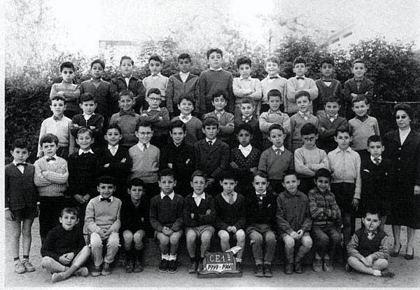 b_1959-1960-ce1.jpg - Ecole Berchet - TANGER / MAROC - Année scolaire: 1959-1960- CE1 - 2 Photo communiquée par Albert Bengio 