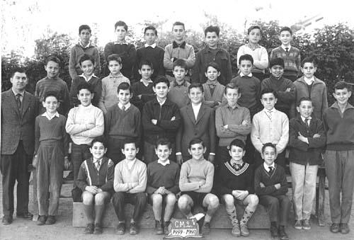 b_1959-1960_cm2_1.jpg - Ecole Berchet - TANGER / MAROC - Année scolaire: 1959-1960- CM2 1  Photo communiquée par Frédéric Capoulade 