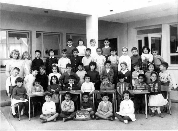 b_1961-1962_maternelle.jpg - Ecole Berchet - TANGER / MAROC - Année scolaire: 1961-62 Maternelle  Photo communiquée par Celia SERRA 