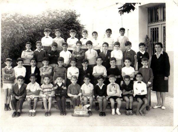 b_1964-1965_CP3.jpg - Ecole Berchet - TANGER /  MAROC  Année scolaire: 1964-1965 - CP3 -   Photo communiquée par Mohamed Aziz Bouzid 