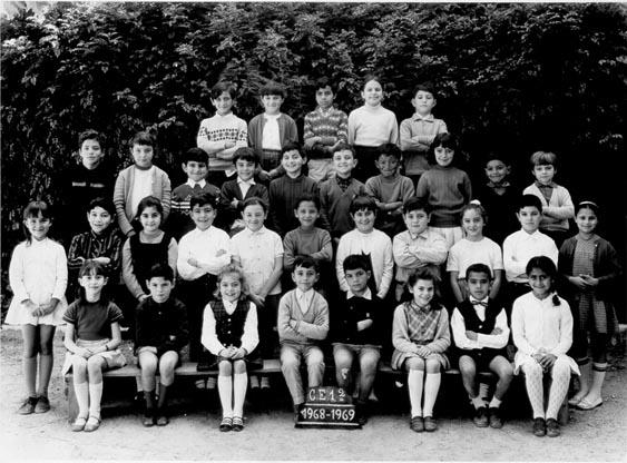 b_1968-1969_ce1_2.jpg - Ecole Berchet - TANGER / MAROC - Année scolaire: 68-69 - CE1 - 2  Photo communiquée par Alain Levy 