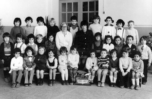 b_1972-1973_prematernelle.jpg - Ecole Berchet - TANGER / MAROC - Année scolaire: 1972-1973- Pré- Maternelle 1B  Photo communiquée par Daniel Benzaquen 