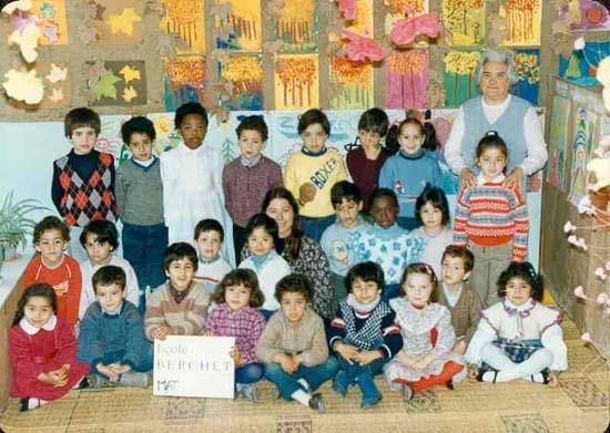 b_1985-1986_maternelle.jpg - Ecole Berchet - TANGER / MAROC - Année scolaire: 1985-1986- Maternelle- Photo communiquée par Jacques Combaz 