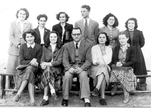 r_1947-1948_philo.jpg - Lycée Regnault - TANGER / MAROC Année scolaire: 1948 -Philo    Photo communiquée par R. Nilsen    