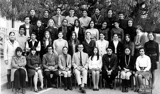 r_1969-1970_2de1.jpg - Lycée Regnault - 2de 1- 1969/70- TANGER / MAROC Photo communiquée par Marc Regagnon 