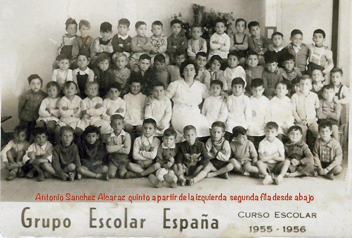 G_1955-1956_AS.jpg - Grupo Escolar español - Tanger / MarruecosCurso : 1955-1956Foto enviada por Antonio Sánchez  
