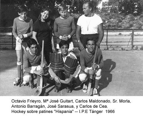 i_1965-1966_hockey.jpg - nstituto Politecnico Español - 1966- TANGER / MARRUECOSHockey sobre patines ''Hispania''Enviada por Antonio Barragán 